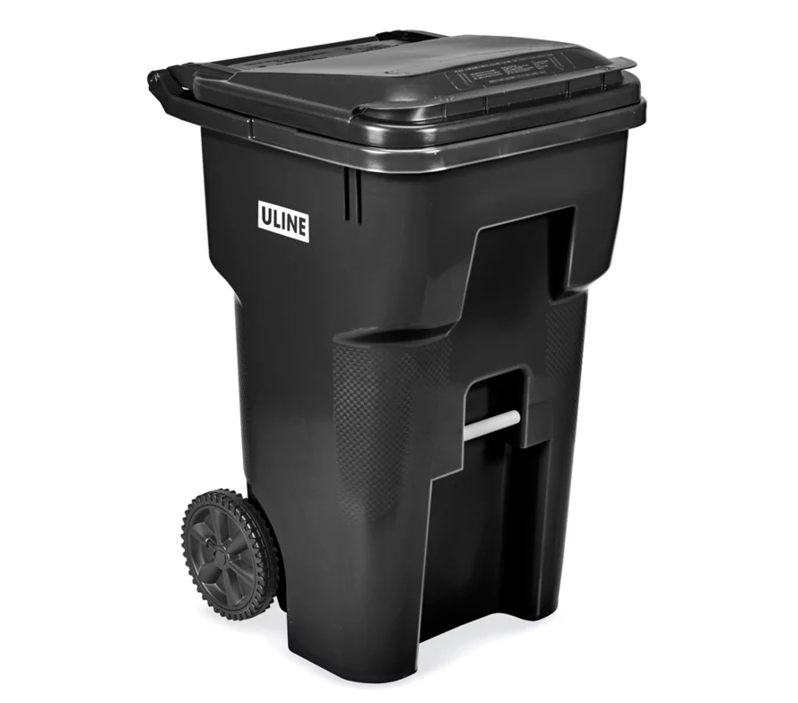 Trash Can with Wheels